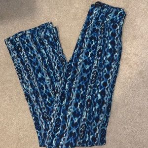 Forever 21 pattered wide leg pants